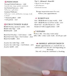 Soft pink nail set example